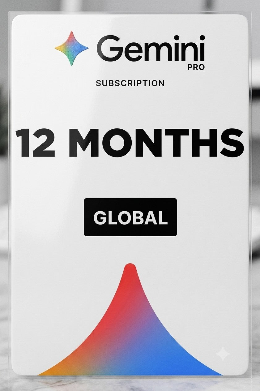 Google Gemini AI Pro 12 Month Subscription Access | Advanced AI Assistant | Global | Instant Setup
